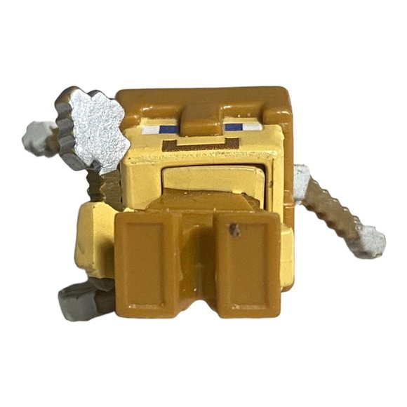 Mattel Minecraft - STEVE Damaged Armor - Mini-Figures - Series 4 - Obsidian - Picture 6 of 9